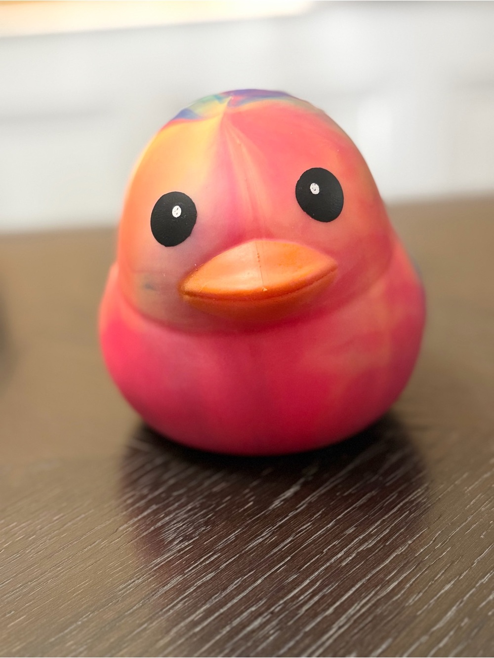 Sunny Days Jumbo Squeezy Squishy Tie-Dye Pink Duck Viral